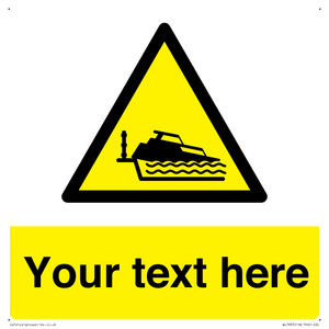 Custom warning grounding cruiser on lock cill